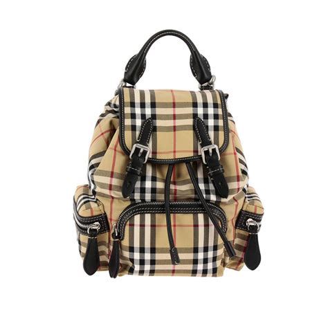 burberry vinyl backpack|authentic Burberry backpack.